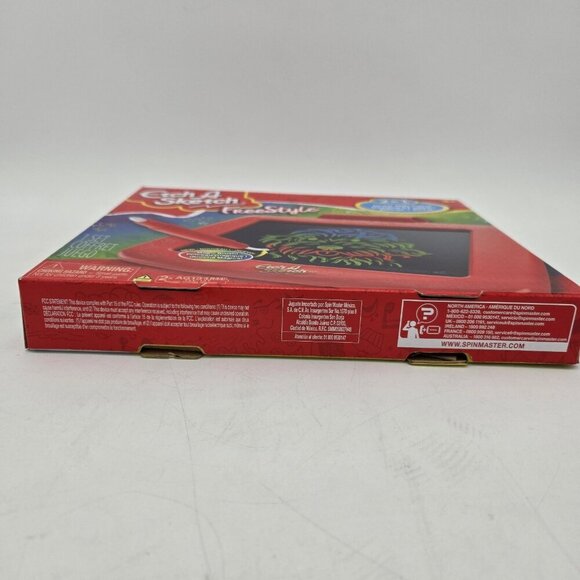 Etch A Sketch Freestyle Drawing Tablet with 2-in-1 Stylus Pen and Paintbrush Red - Picture 3 of 7